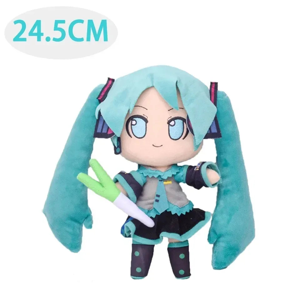 NEW 20/25cm Japanese Anime Plush Stuffed Toy Hatsune Miku Plush Doll Soft Pillow Future Doll Cute Christmas Gift For Children