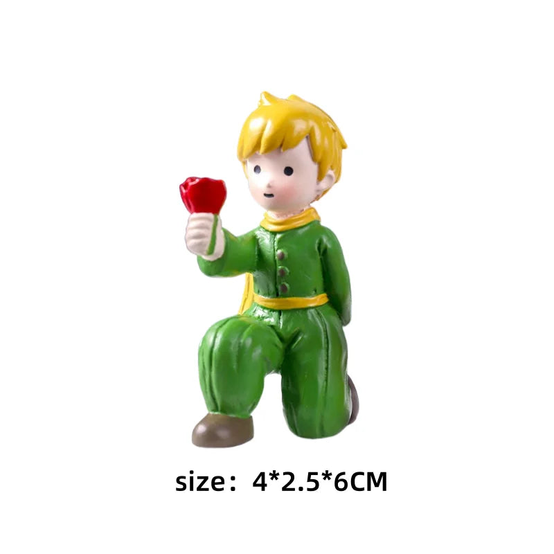 Home Decoration DIY Resin Crafts Little Prince Home Desk Small Ornaments Children's Birthday Christmas Gift Ornaments Decoration