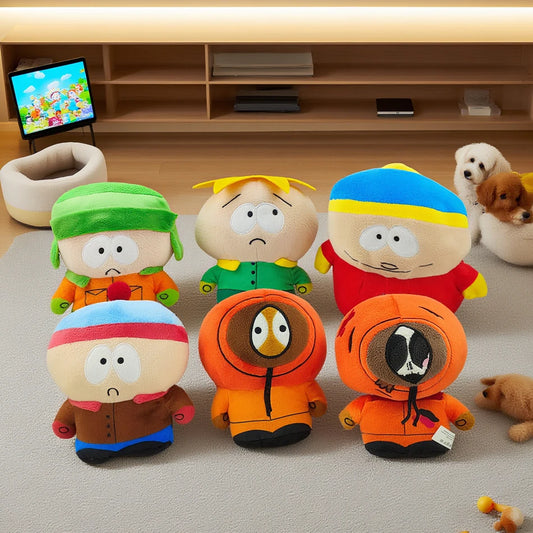 Anime South North Park  Cartoon Plush Toy Stan Marsh Eric Theodore Cartman Butters Stork Doll Children's Birthday Christmas Gift