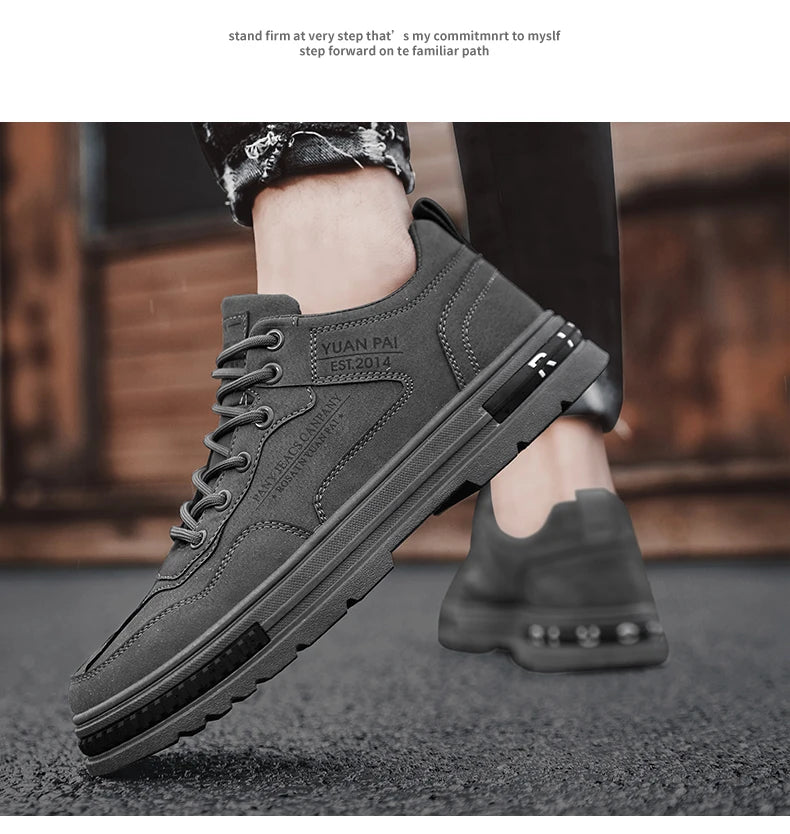 Labor Protection Men's Shoes Autumn Construction Site Work Work Anti Slip Wear-Resistant Sports Leisure Mountain Climbing