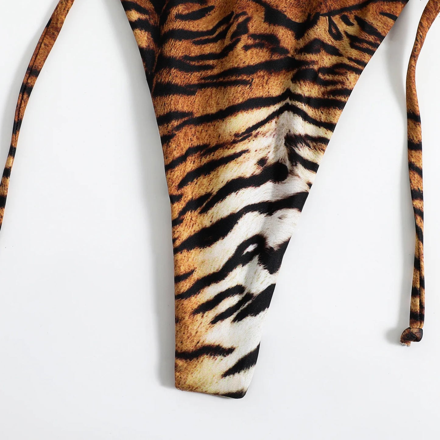 New Sexy Tiger Stripes String Bikinis 2025 Swimsuits Women's Swimwear Female Beach Swim Wear Bathing Suits Brazilian Bikini Set