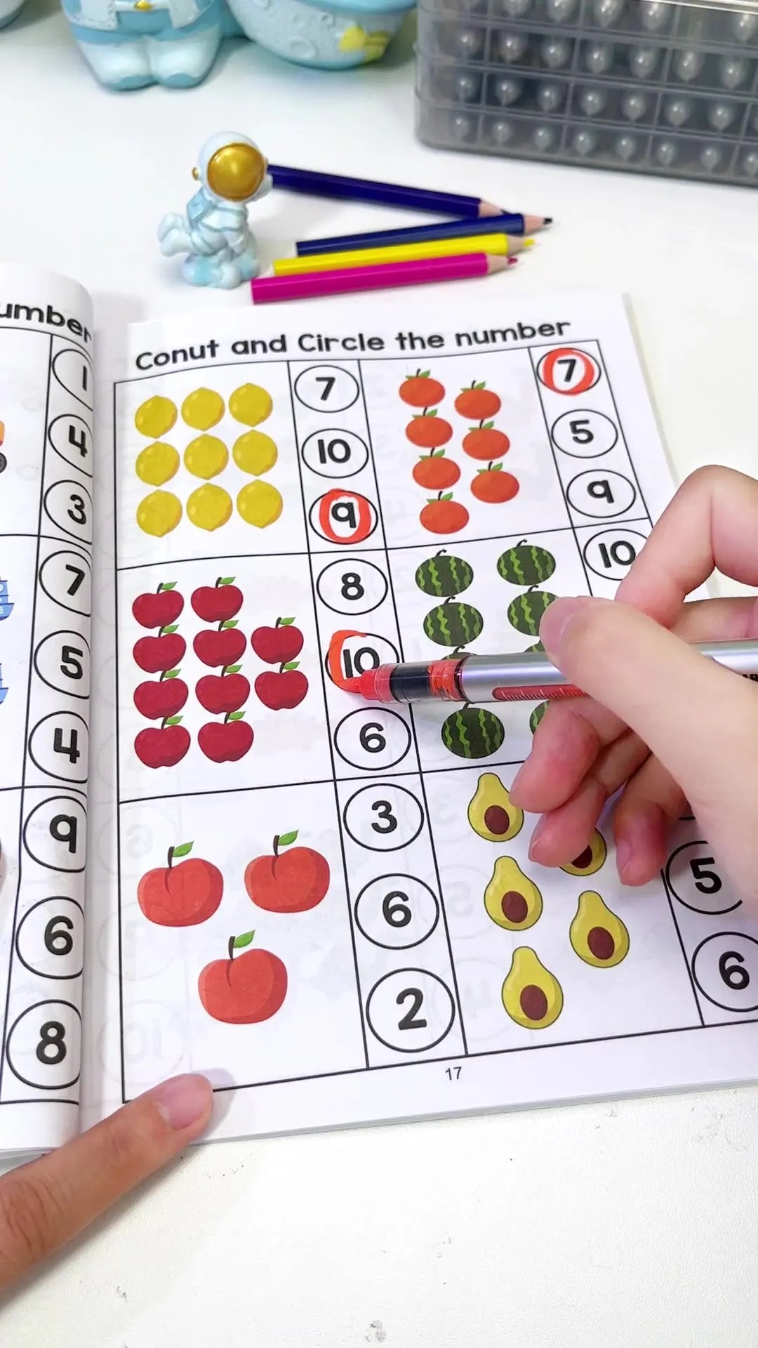 64-Page Interactive Preschool Math Workbook: Number Tracing, Addition and Subtraction Exercises - Early Education Activities for Children Aged 3 and Above, Preparatory Course, for Home or Classroom Use - Number Recognition an