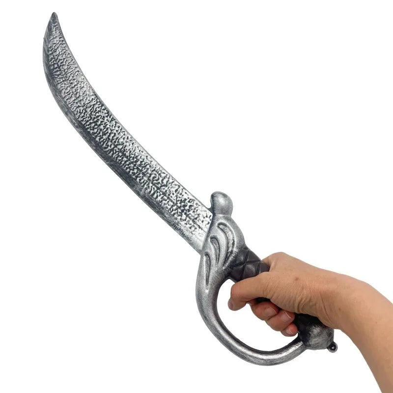 51cm/20.08in Pirate Knife Cosplay Katana Plastics Weapons Model Props Anime Peripherals Halloween Gift Party Supplies Decoration
