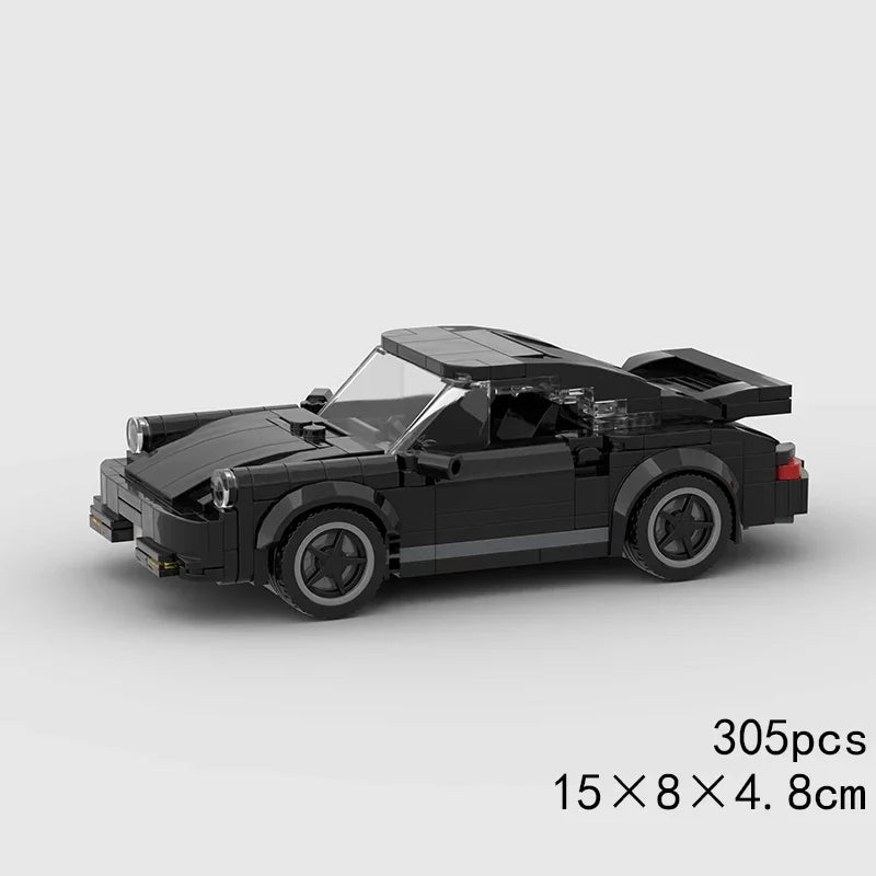 MOC Car Speed R34 488 Pickup R32 Racing Vehicle Model Building Block Super Race brick Christmas Gift City Technical rally sport