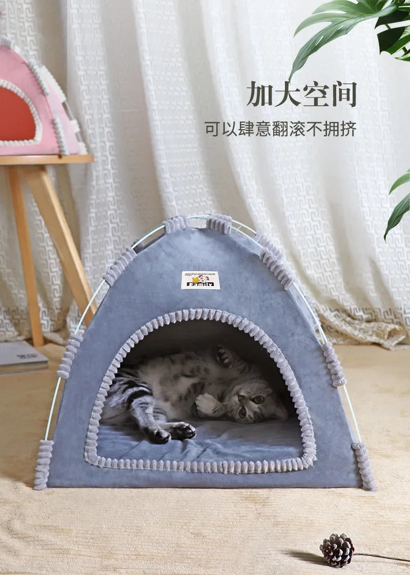 Pet Cat Tent Cave Hut Cat Sleep House For Kitten Puppy Playpen Cage Basket Cat Nesk Kennel Small Dog House Bed Chihuahua