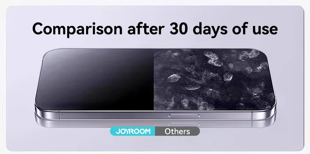 Joyroom 1/2/3pcs HD Anti-Blue Light Glass for iPhone 17 Pro Max Screen Protector Full Screen Eye Protection Tempered Glass