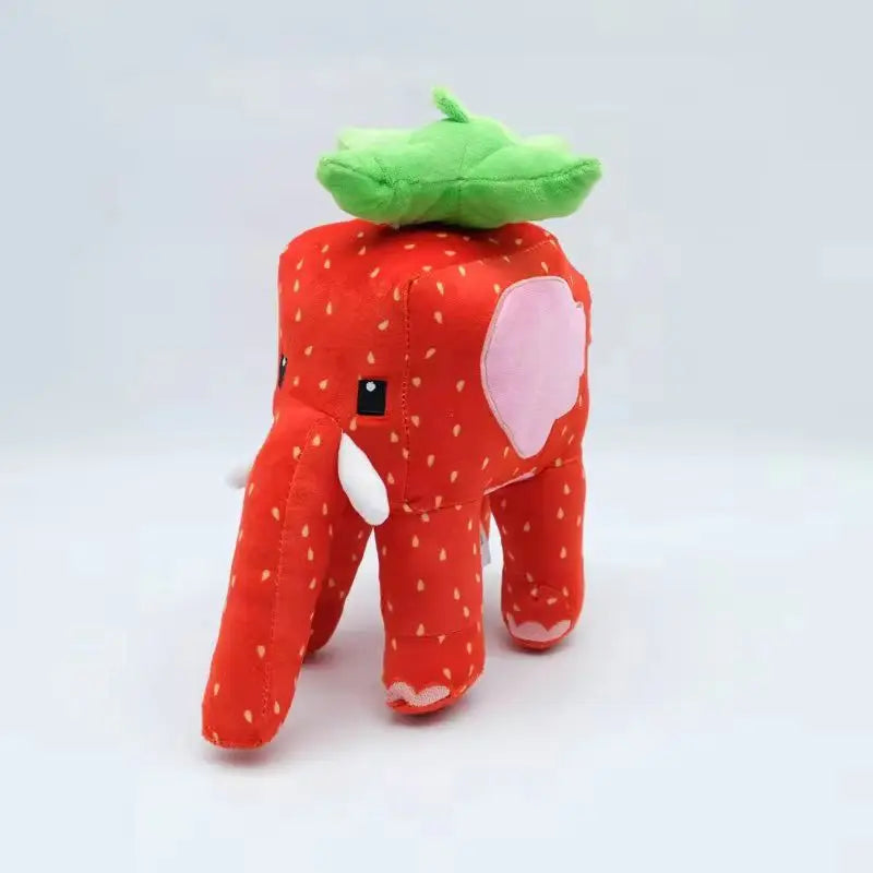 2025 New In Stock Steal A Brainrot Sammy Jandel Strawberry Elephant Plush Doll Anime Peripherals Toy Halloween Christmas Gift