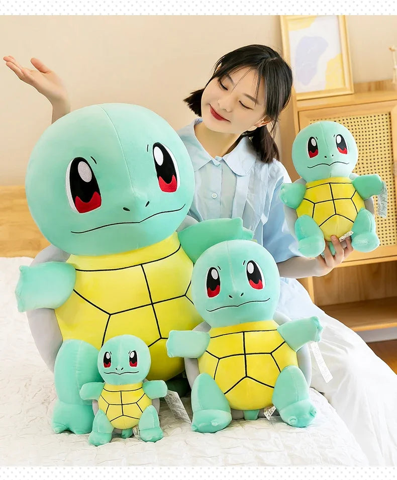 45cm Squirtle Plush Doll Big Size Pokemon Plush Toys Kawaii Stuffed Toys Cute Turtle Pillow Christmas Gift Toys for Boys Girls