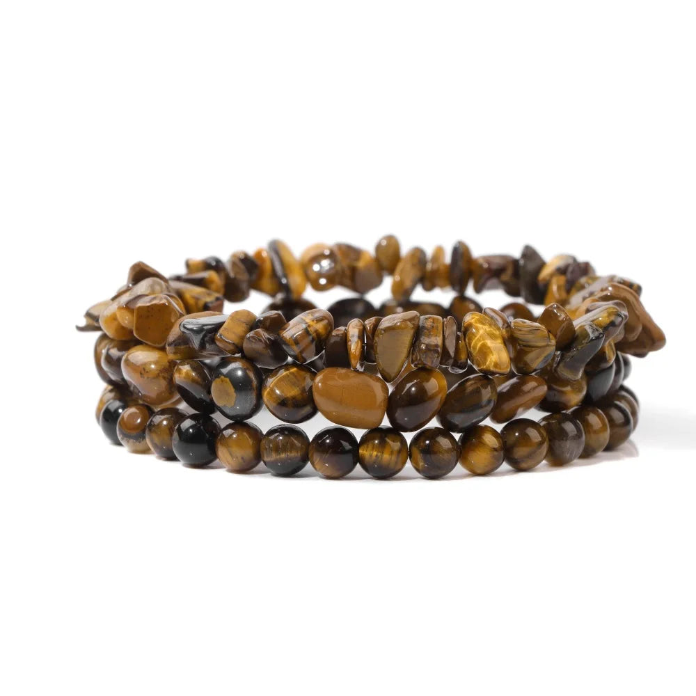 Natural Labradorite Bracelets Set For Women Men 3Pcs Gray Moonstone Bracelets Handmade Energy Stone Bangles For Female Jewelry