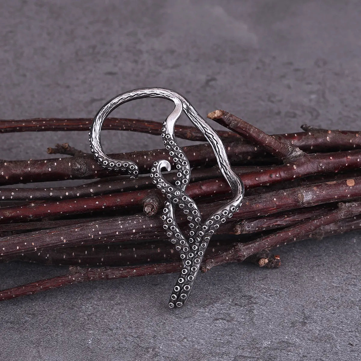 Vintage Twisted Snake Man and Woman Fashion Hip Hop Earrings Stainless Steel Dangle Earring Fashion Personalized Jewelry Gift