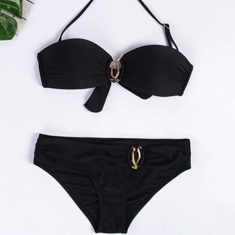 New Sexy Bikinis Swimsuits Women Swimwear Push Up For Female Beach Swimming Wear Bathing Suits Brazilian Bikini Set Pool Bather