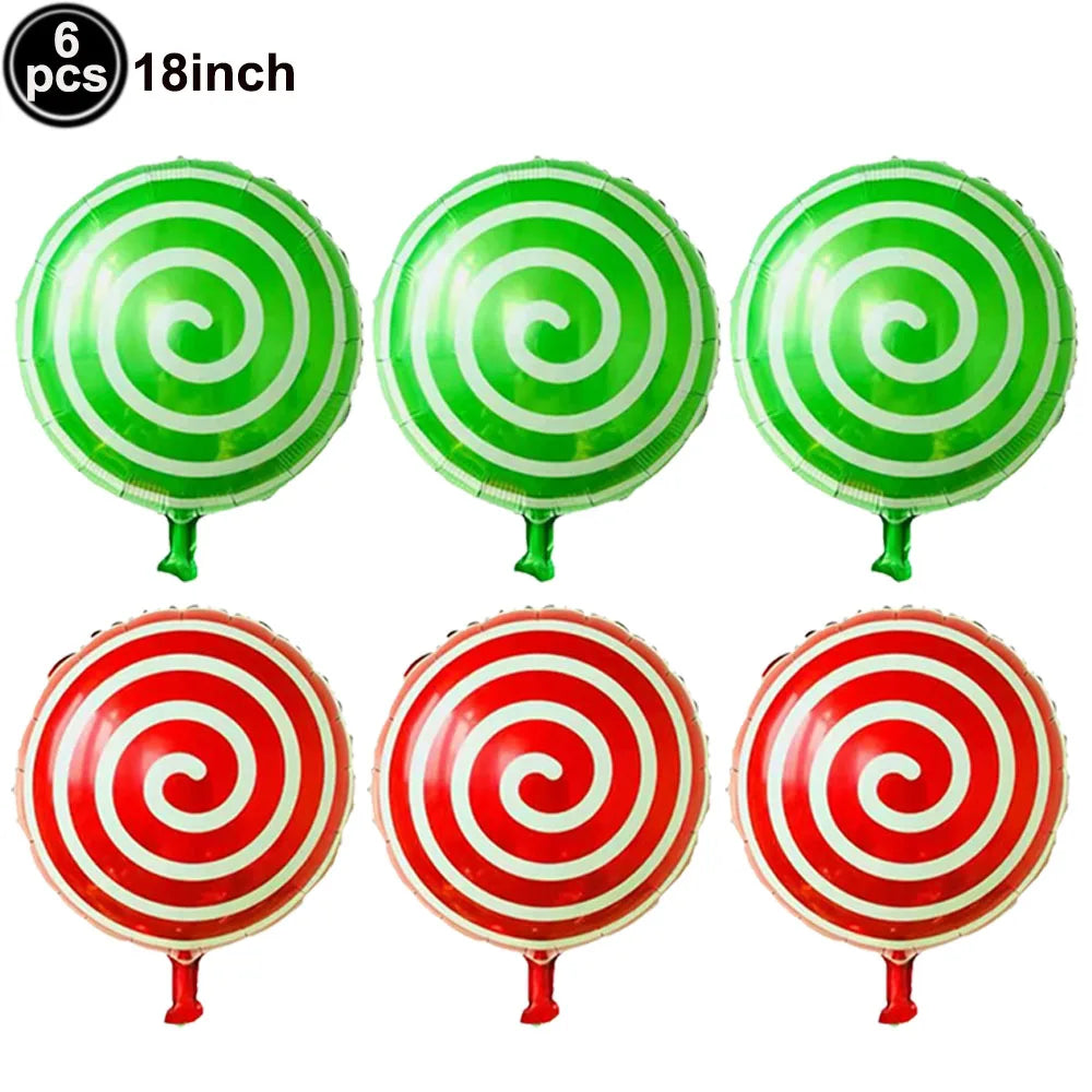 Large Standing Christmas Streetlights Balloon Puppy Snowman Santa Claus Foil Balloon for Kids Christmas Gift Home Decor Supplies