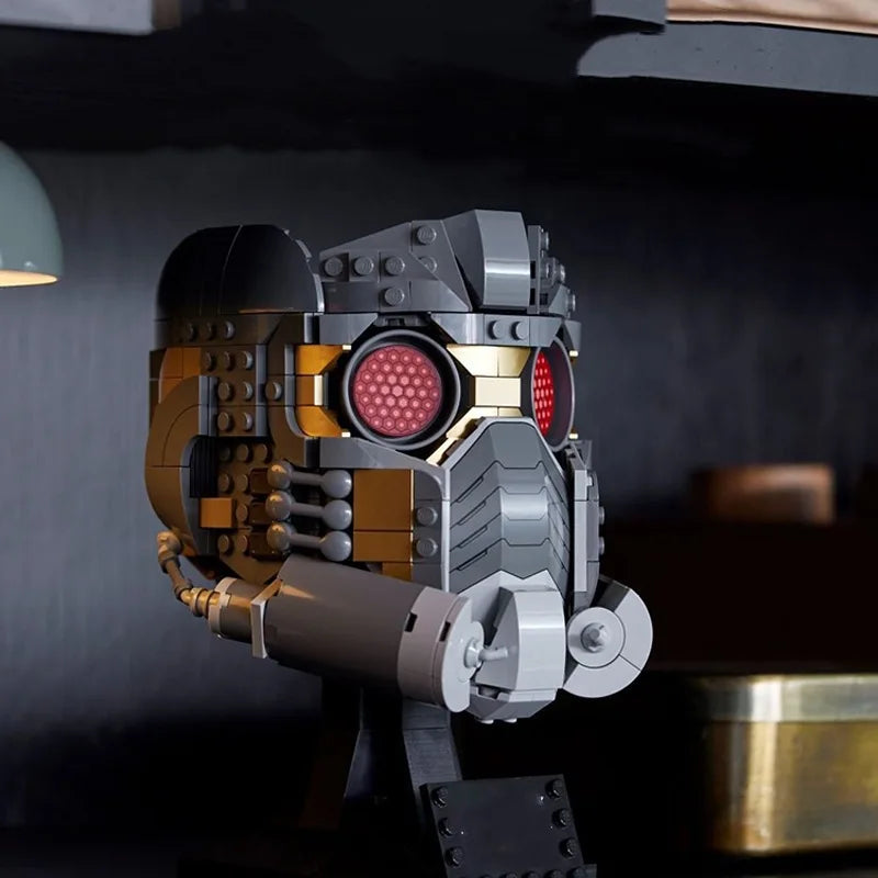 Venom Building Blocks Spiderman Ironman Darth Vader Head Assembly Marvel Super Heroes 3D Model Mini Brick Toy For Christmas Gift