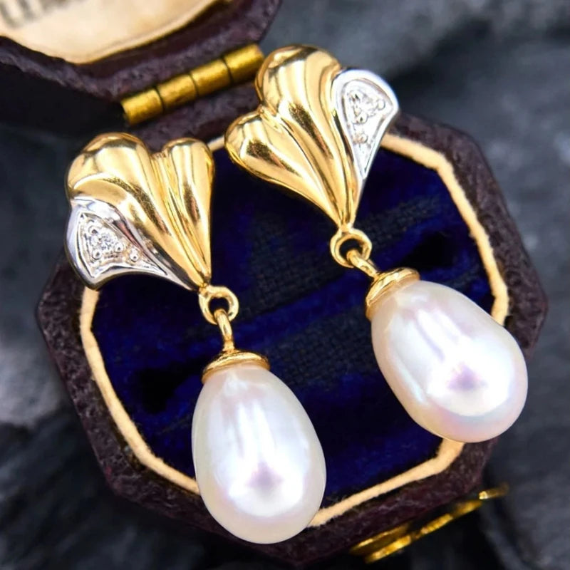 Delicate Bright Zirconia Stud Earrings for Women Engagement Jewelry Fashion Silver Color Accessories for Wedding Ceremony