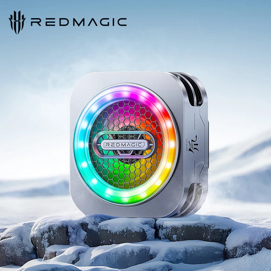 Redmagic Cooler 6 Pro Radiator Magnetic Fan Cooler 30W VC Liquid Cooling RGB LED AI Temperature Control For Tablet Mobile Phone