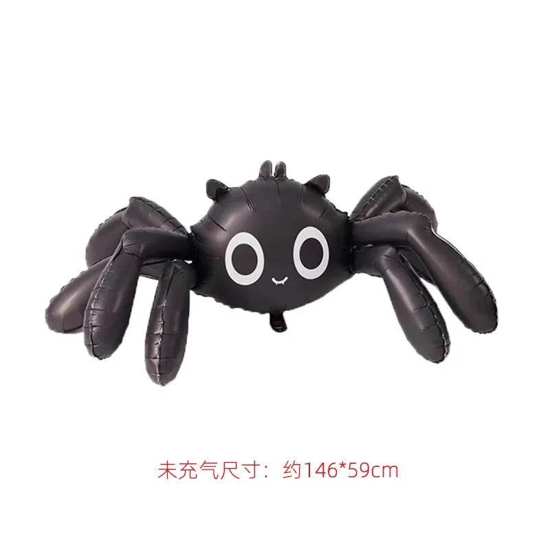 New Halloween Terror Spider Balloon Ghost Festival Party Shopping Mall Event Decoration Home Yard Halloween Photo Props Balloon