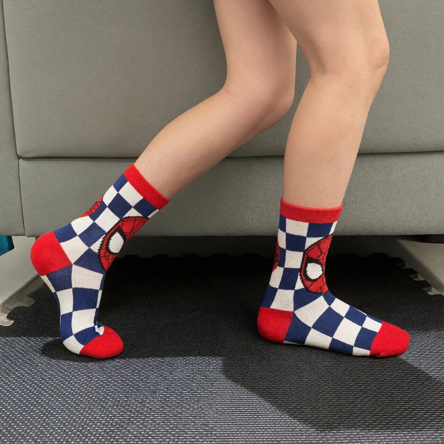 5 Pairs Spiderman Children's Socks Kawaii Soft Marvel Kids Boys Socks MiddleTube Cartoon Baby Socks Christmas Gift 2-9 Years Old