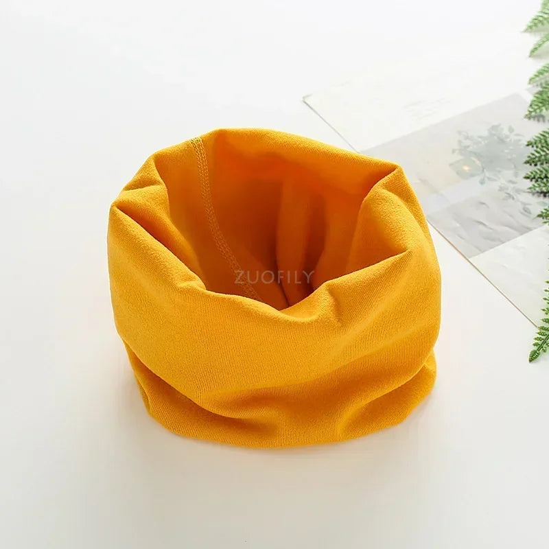 New Cotton Baby Scarf Autumn Spring Snood Children Scarf Boy Girl Scarf Kids Child Neck O Ring Scarves Collar Warm Neckerchief