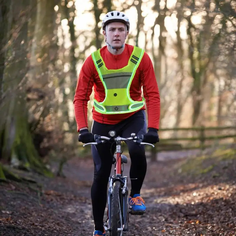 Led Light Up Running Vest Front Light Angle Adjustable Night Light Vest With 360 Degree Visibility Waterproof Night Light Gear