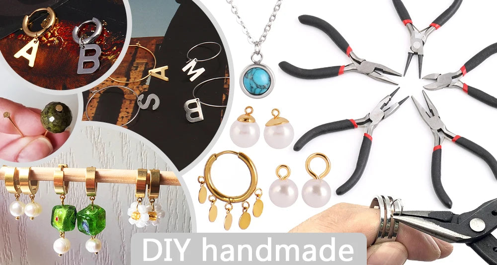5pcs High Polished Stainless Steel Charms For Women Star Love Heart DIY Pendant Accessories Handmade Jewelry Making Wholesale