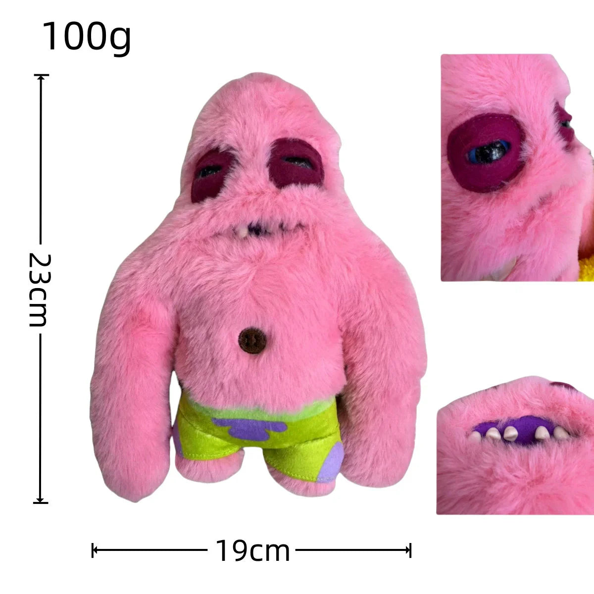 Spongebob Squarepants Patrick Star Series Plush Toys Little Monsters Funny Ugly Monster Tooth Birthday Christmas Gift