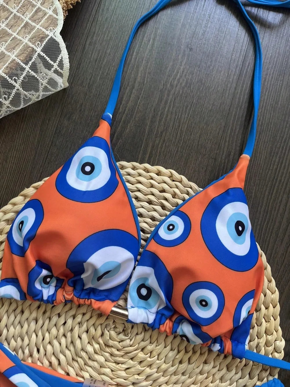 RUOTONSEPT 2025 New Sexy Women's Swimsuit Print Bandage Bikinis Set Two-piece Triangle Swimwear Bathing Suit Brazilian Biquinis