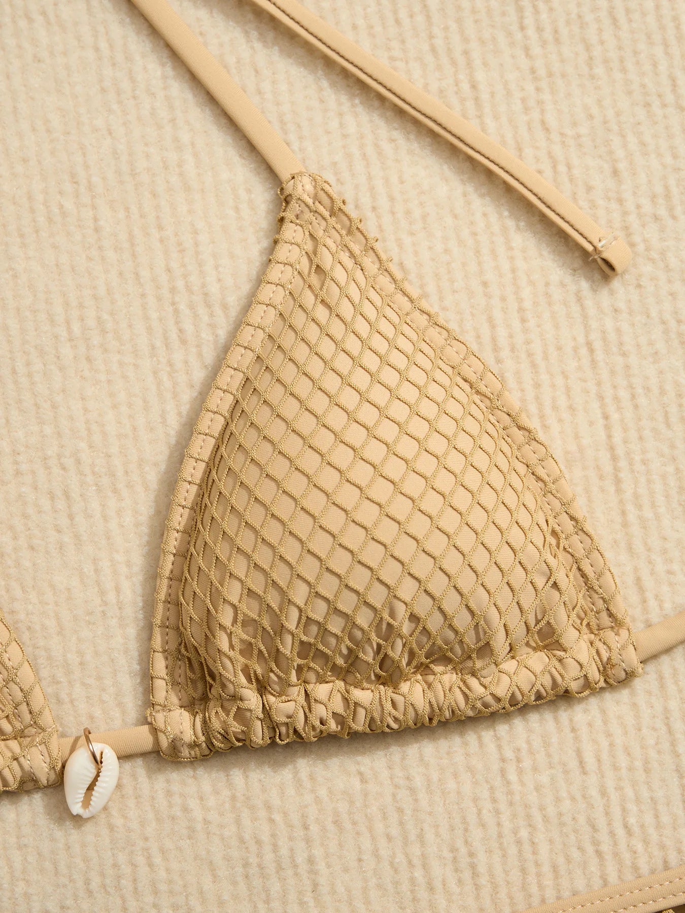 New Sexy Net Bikinis Female Swimsuits Women Three-Piece Swimwear Beach Swim Wear Bathing Suits Brazilian Bikini Set Pool Bather