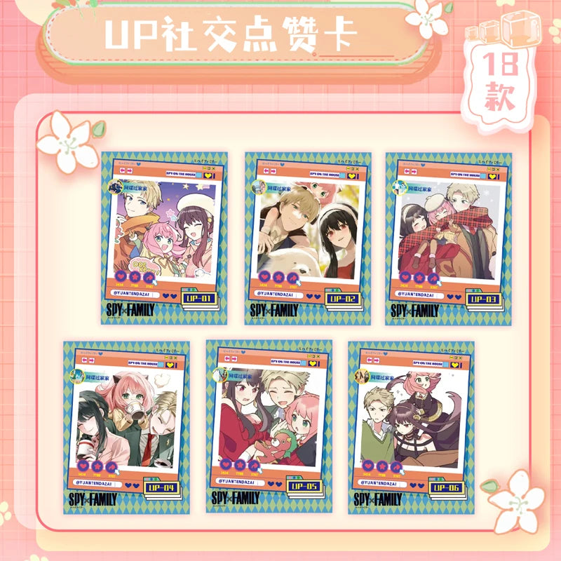 Original Anime SPY FAMILY Card Yor Forger Anya Forger Christmas Gift Rare Character Children's Toys Collection Card Game Card