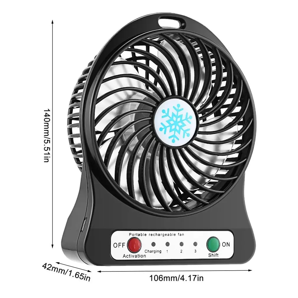 Mini Small Fan Usb Charging Portable Dormitory Office Charging Small Fan Outdoor Camping Cooling Usb Fan Outdoor Supplies