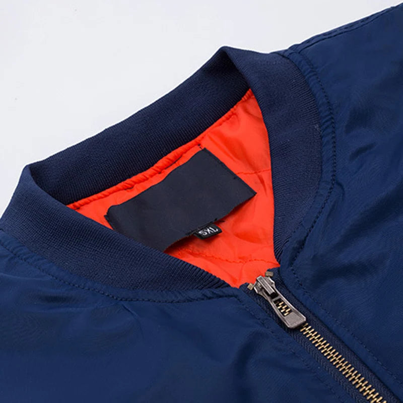 US Big Size Jacket Men Autumn Winter Padded Parka Thick Zipper Coat Fashion Mens Outwear Warm Male Overcoat Waterproof Plus Size