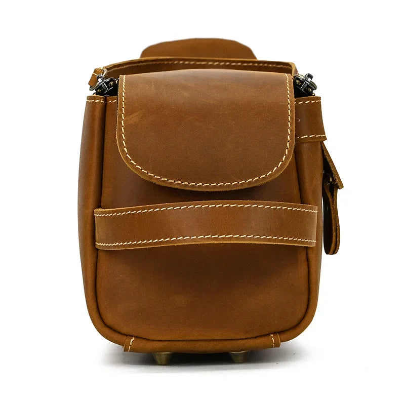 Fashion High Quality Small Travel Bag Crazy Horse Leather Travel Wallet Storage Bag Washing Make Up Bag For Travel toiletry