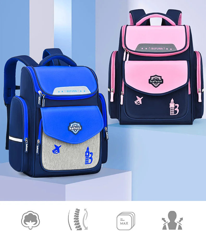 waterproof Children School Bags Girls boys Primary school backpack Orthopedic Backpack schoolbag kids book bag Mochila Infantil