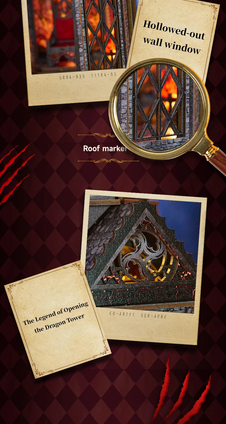 DIY Book Nook Kit Wooden Doll House 3D Puzzle Assembly Toy Home Bookend  Bookshelf Insert With Furniture Toys For Christmas Gift