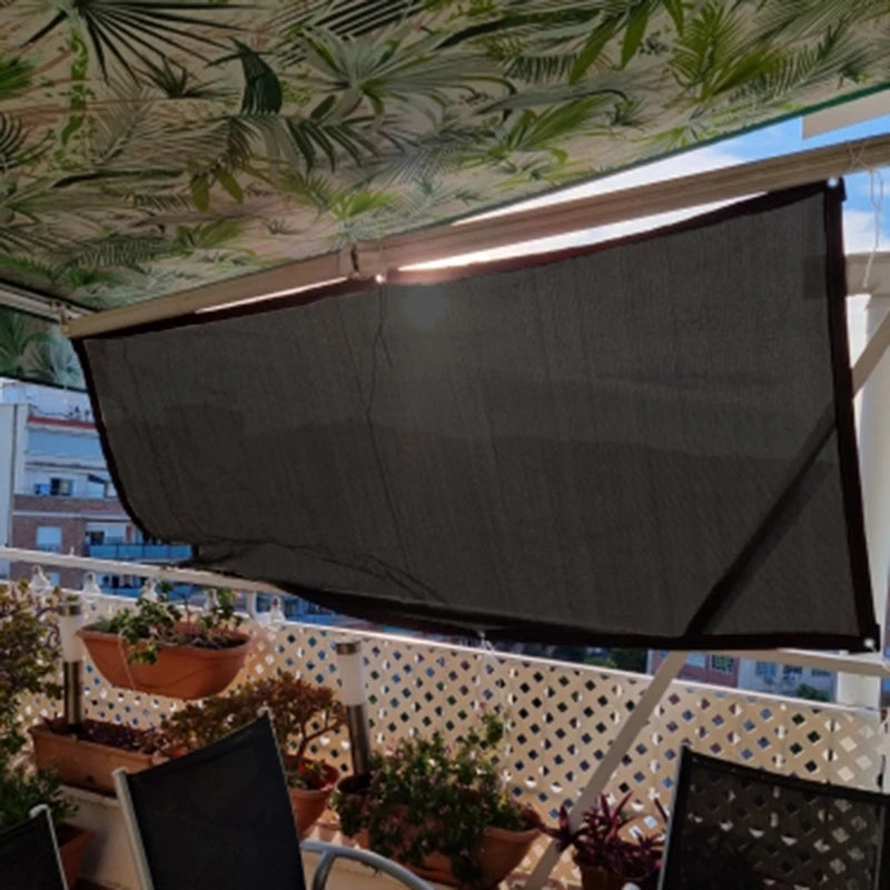 Outdoor Garden Sunshade Net Pergola Canopy Swimming Pool Awning Net Sun Protection Car Canvas Shading Net Summer Sunscreen Cover