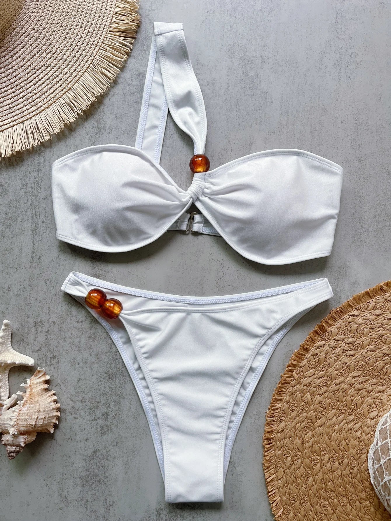 2025 Sexy Bikinis Solid Swimsuits Women's Swimwear Push Up Female Beach Swim Wear Bathing Suits Brazilian Bikini Set Pool Bather
