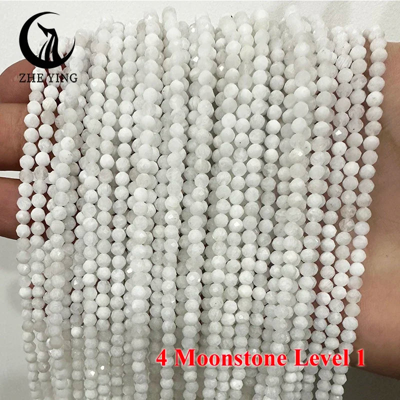 AAA Colorful Tourmaline Stone Beads Loose Spacer Faceted 3mm Beads for Jewelry Making DIY Bracelet Accessories 15''