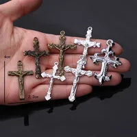 A variety of Christian retro little Virgin Mary connector Spirit Holy Jesus Father Anthony pendant cross bracelet connector 10