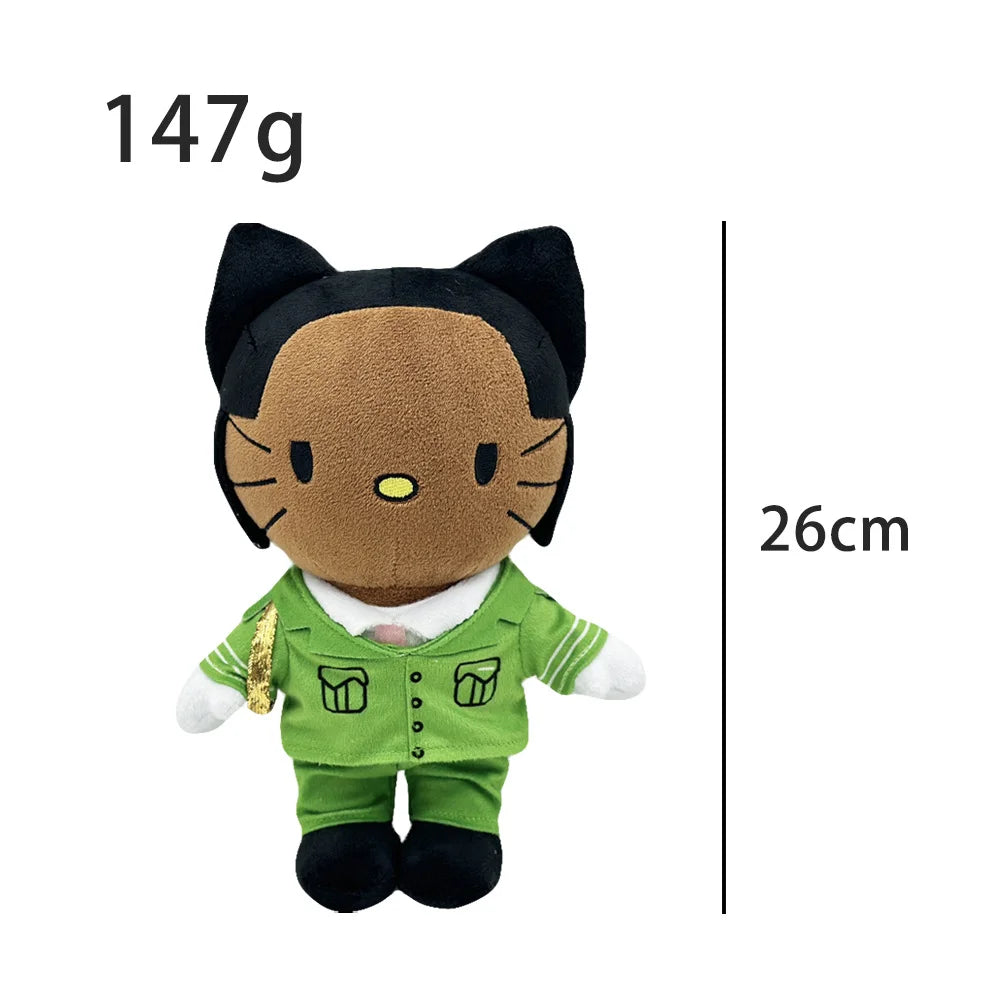 Juice Wrld Plush Doll Stuffed Toys Cute Boys Girls Christmas Gifts Kitten Plush Toy Wearing Vest Funny Cat Xmas Gift Bunny  Bad
