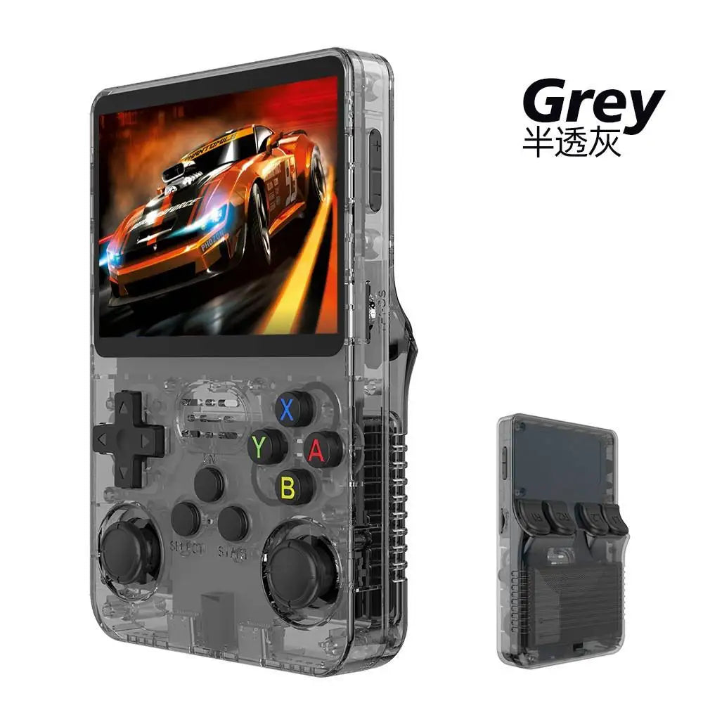 R36S Portable Handheld Game Controller with 3.5" HD Screen, Rechargeable Battery - Perfect Christmas Gift for Gamers