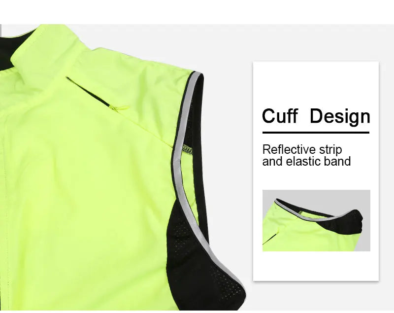 X-TIGER Cycling Vest Sleeveless Bicycle Reflective Windproof Uitra-Light Sun Protection Mountaineering Jacket Cycling Sportswear
