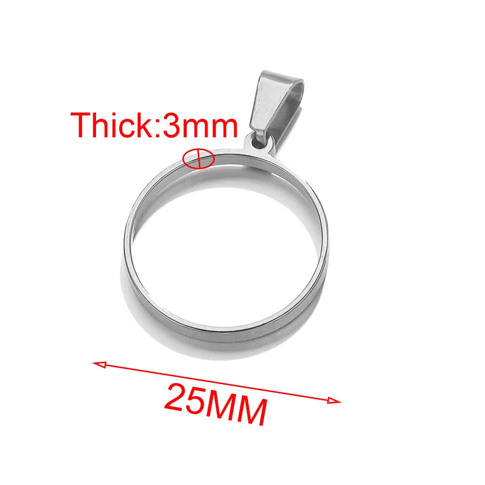 5pcs Stainless Steel Heart Square Silicone Mold Charm Frame Bezel Pendant Base Diy UV Resin Cameo Blanks Earrings Jewelry Making