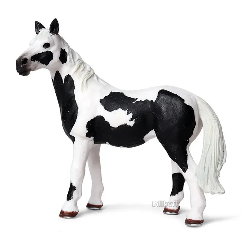 DIY Horse Race Model Horseman Farm Animal Figurines Action Ma Chang takes a shower Emulation Toys for Children Christmas Gift