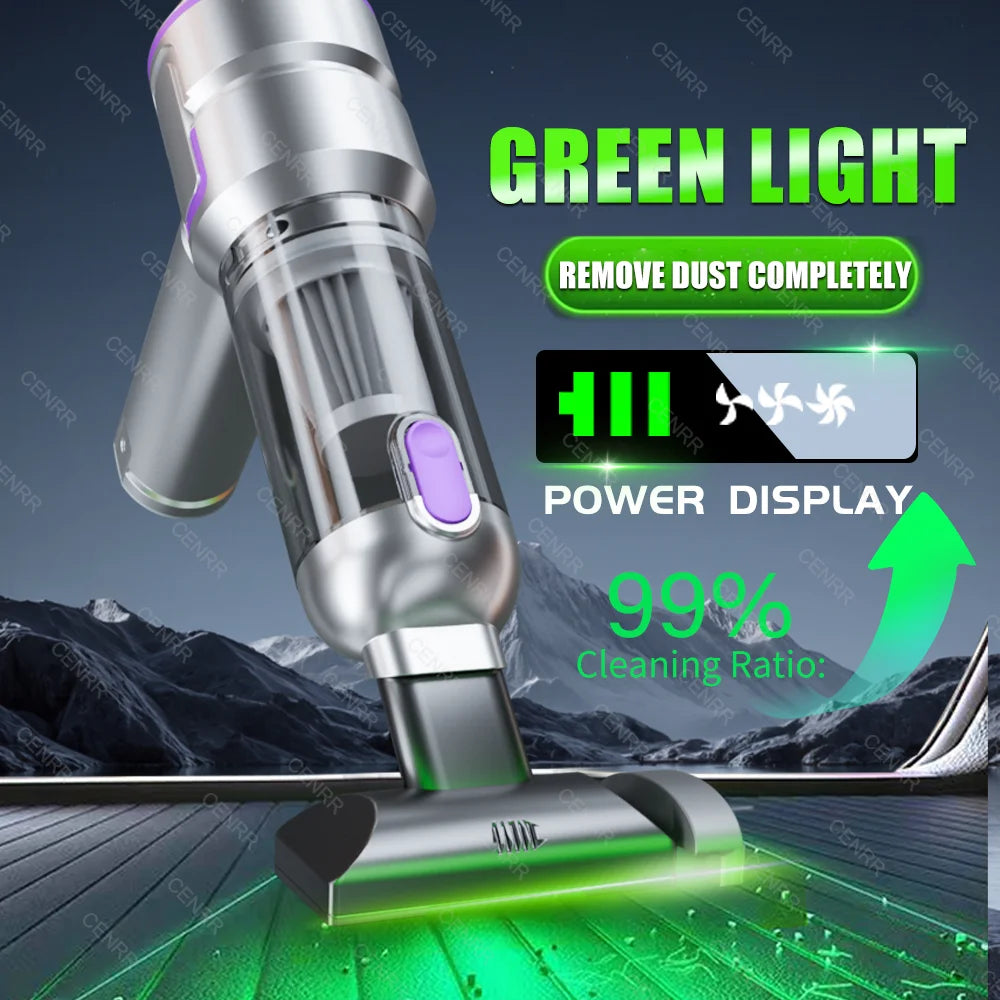 New Car Vacuum Cleaner 998000PA Mini Cordless Powerful for Home Handheld Blower Car Cleaner Portable Car Vacuum Cleaner