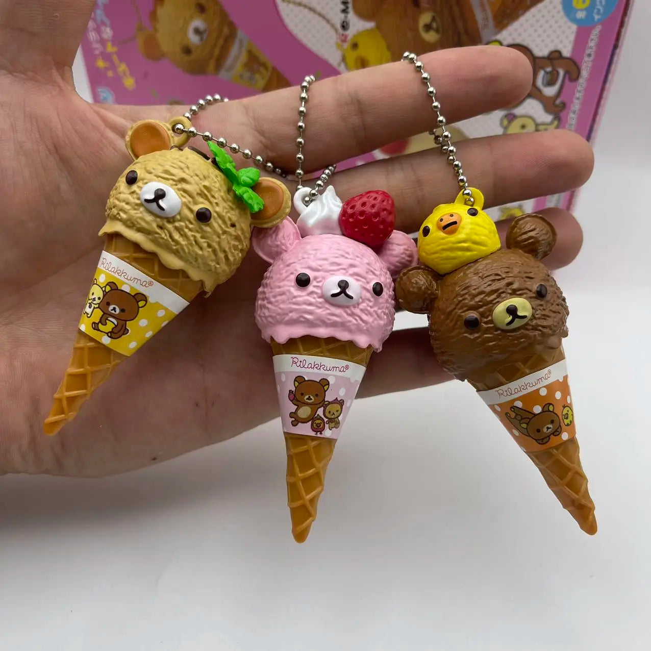 New Rement Easy Bear Ice Cream Ice Cream Blind Box Food Play Diy Cake Gift Pendant Pendant Children'S Birthday Christmas Gift