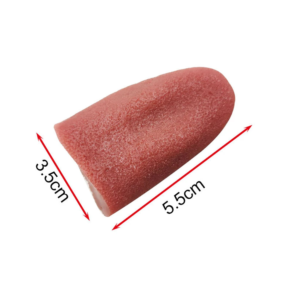Halloween Prank Props,Realistic Fake Tongue,Magician Props Trickery Toys Fake Tongue,Halloween Party Decoration