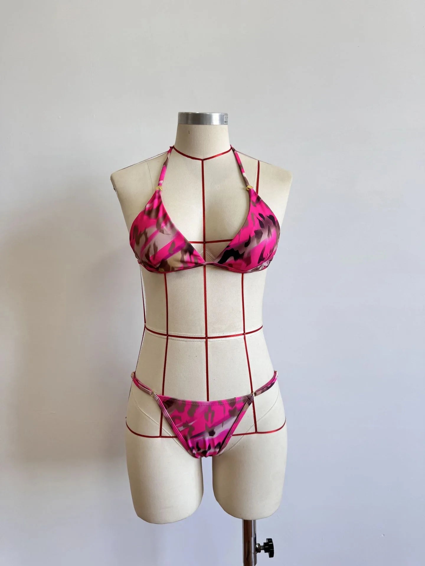 Sexy Women's Bikini Fashion Swimsuits Casual Beachwear Low Waist Thong Two Pieces Women Bikinis Set Beach Bathing Suit Swimwear