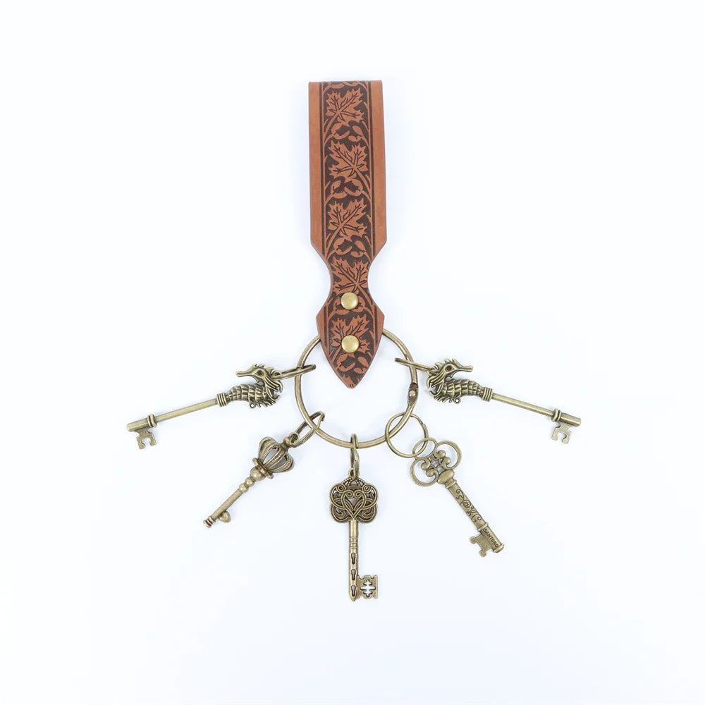 Medieval belts, Renaissance clothing accessories, circular rings, retro metal keychains, cosplay belts, accessories, belts