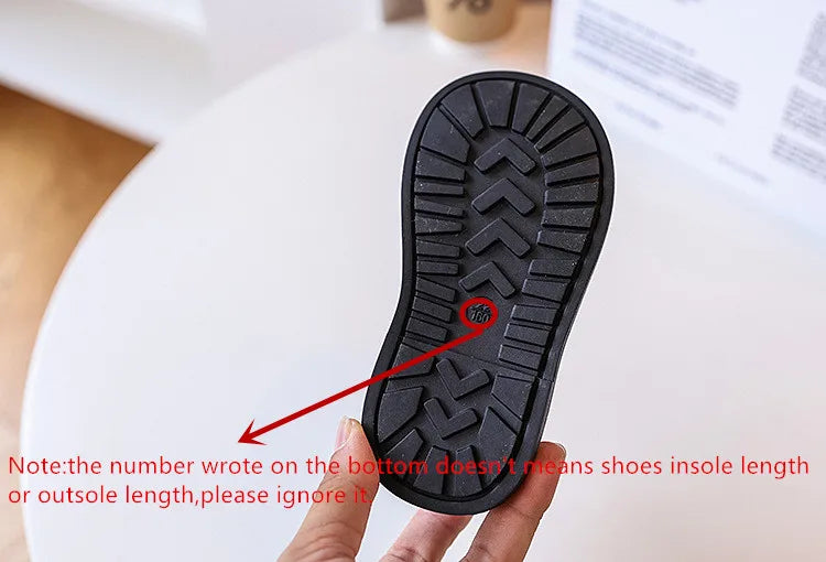 2024 New Autumn Children Boots Leather Girls Ankle Boots  Lace Butterfly-knot  Rubber Sole Fashion Toddler Kids Boots EU 21-30