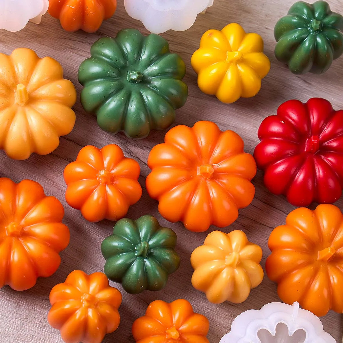 Pumpkin Silicone Candle Mold DIY Halloween Pumpkin Crafts Plaster Resin Molds Handmade Aromath Soap Making Supplies Home Decor