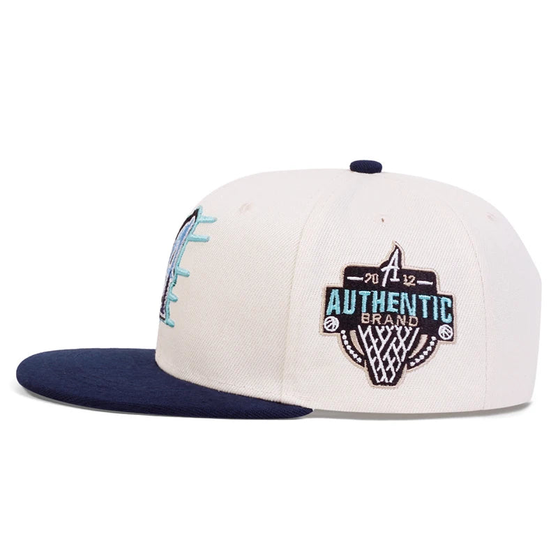 Unisex A Letter Embroidery Side Basketball Hip-hop Hats Spring Autumn Outdoor Adjustable Casual Baseball Caps Sunscreen Hat